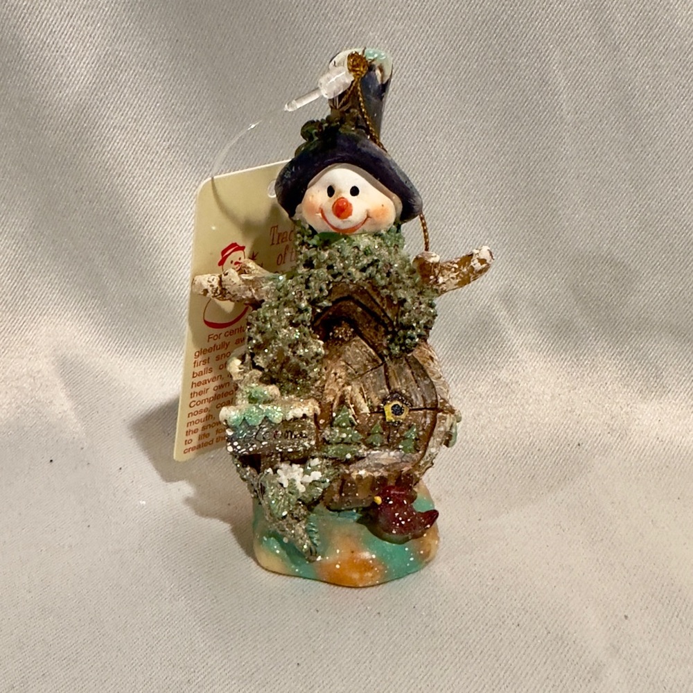 Vintage Kurt Adler Snowman Christmas Ornament